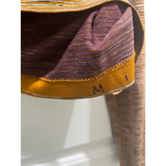 Lululemon Men Dark Adobe Brown Gold Ombre Metal Vent Tech LS Long Sleeve Shirt M - Picture 5 of 7